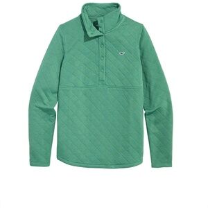 Vineyard Vines Diamond Quilt Snap Pullover Size Small NWT